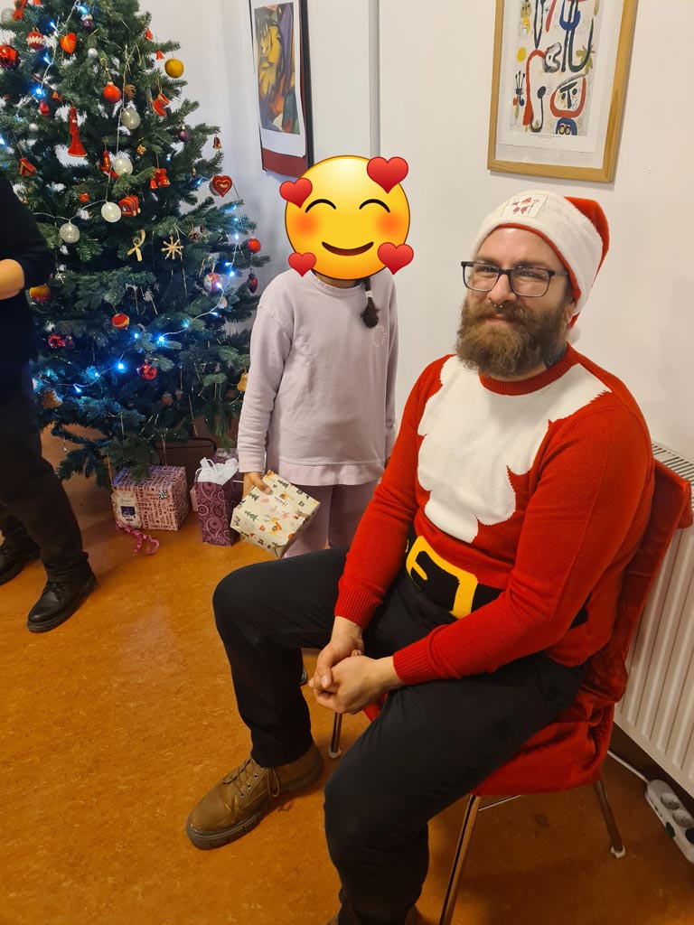 Ob das wirklich der Weihnachtsmann ist?