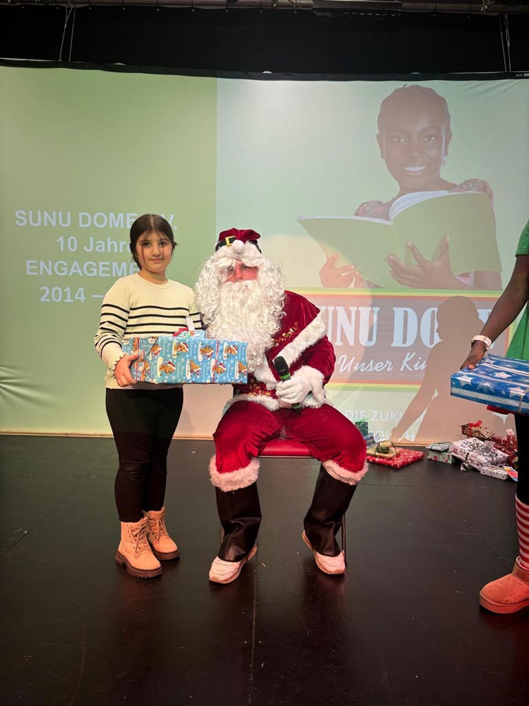 Auch der Weihnachtsmann ist dabei